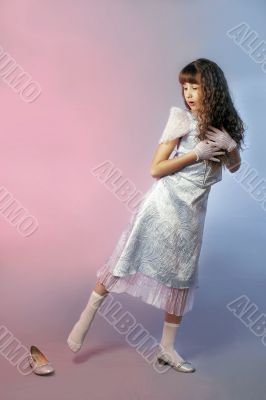 Girl and  shoe