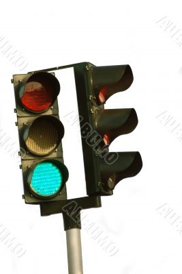 Isolated Traffic Light