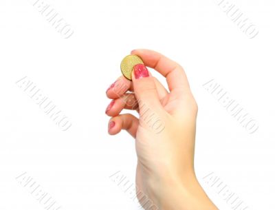 Holding photo