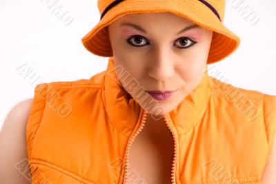My orange body warmer