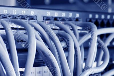 Ethernet Hub with Cat 5 Connectors