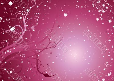 Pink stella floral