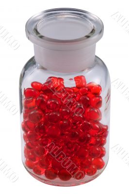 Pills in a vial