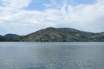 Lake and mountain