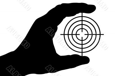 Hand with target 1