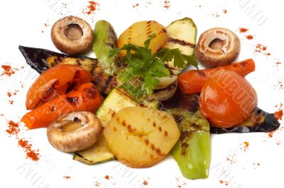 grilled vegetables dish