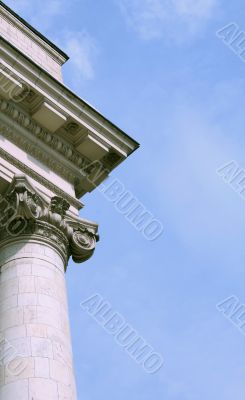 Column of an ancient building