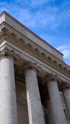 Columns of an ancient building