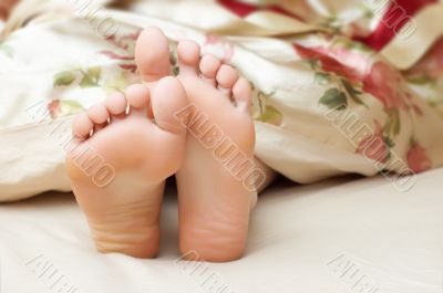 cute seeping feet