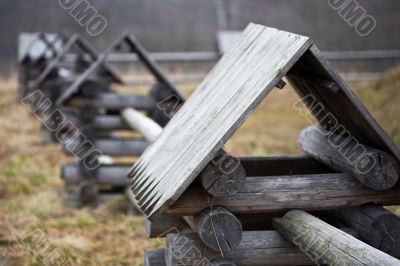 wooden fence