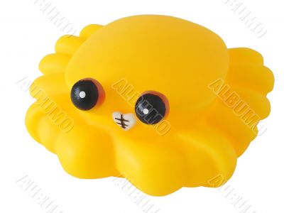 Toy yellow crab