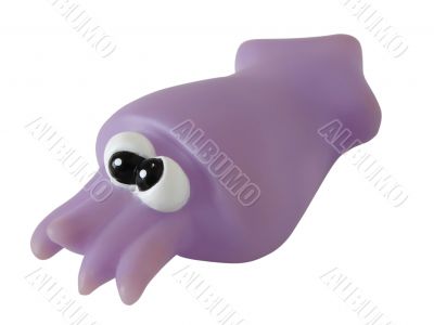 Toy purple octopus