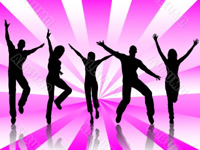 Happy people