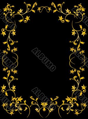 Floral frame.