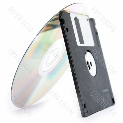 CD and floppy disk