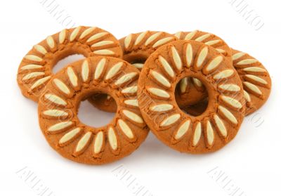biscuits on white