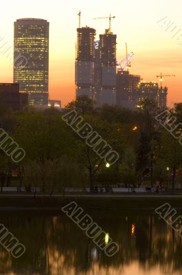 Park in the city