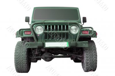 Car isolated on white