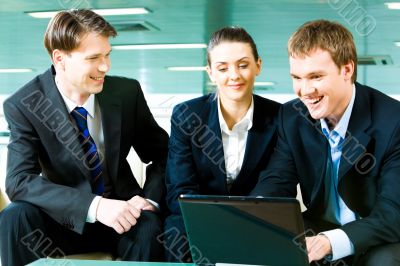 Business team at work