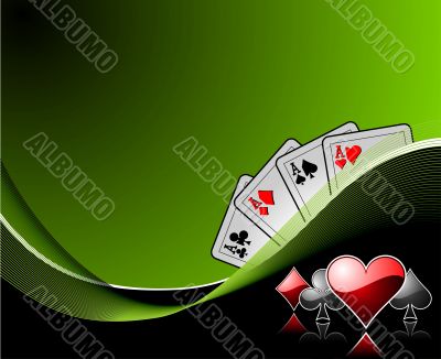 gambling background with casino elements