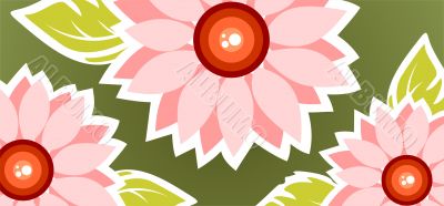 ornate flowers background