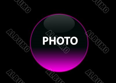 pink neon buttom photo
