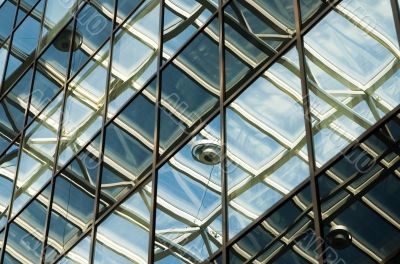 Ceiling of an office