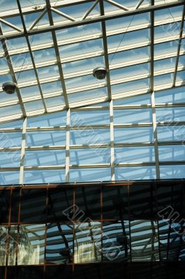 Ceiling of an office