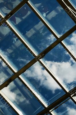 Ceiling of an office