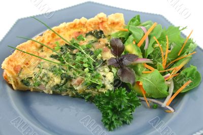 Spinach And Bacon Quiche