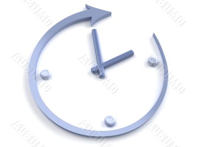 Abstract clock