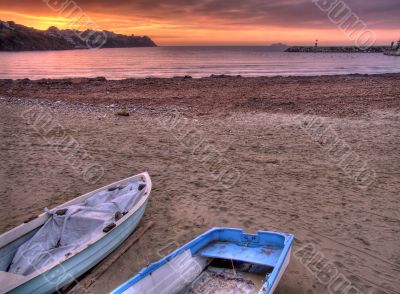 Sunrise on the beach
