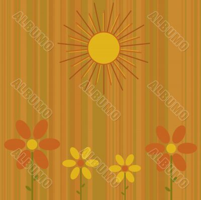 Summer Flowers Background