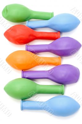 colored ballons macro