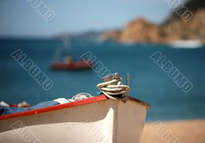Boat on a beach