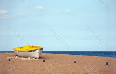 Boat on a beach