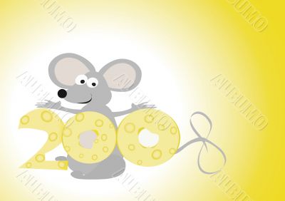 mouse with cheese