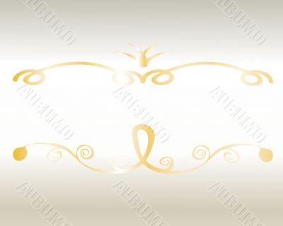 Gold design element