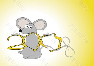mouse with cheese