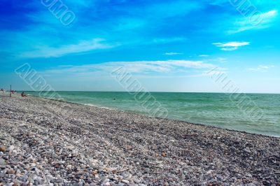 empty sea beach