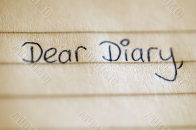 Dear Diary