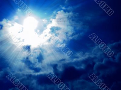 sky and sun