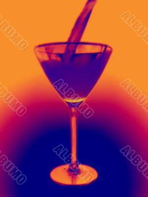 infra martini glass