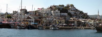 Marmaris port Turkey city