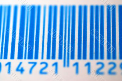 Blue Bar Code