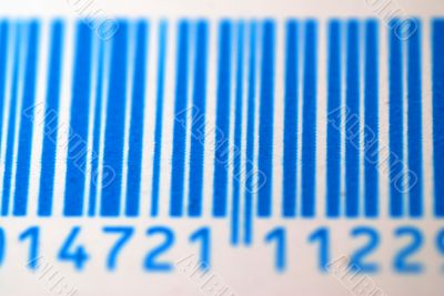 Blue Bar Code