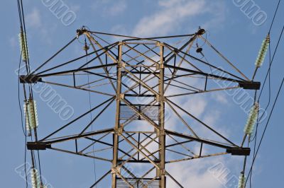 Power transmission pole