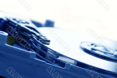 detail of hard disk drive