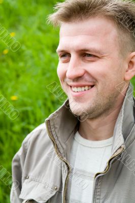 smiling man