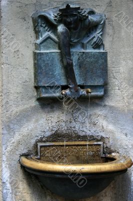 drinking fountain with angel
